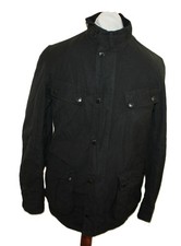 Barbour Wachs Jacke ca. M International Retail Duke  Herren Biker Schwarz AW21