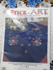 Stickpackung Sticken Tischdecke Weihnachten Weihnachtsdeko m.Garn Dekoration