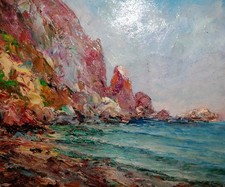 Südl.  Küste: "ISCHIA" sign