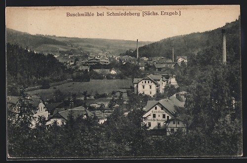 Ansichtskarte buschmühle - ansichtskarte,