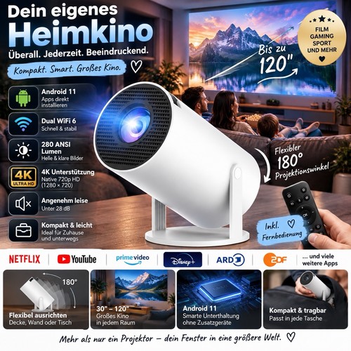Mini beamer projektor - mini, 📽️