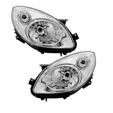 Scheinwerfer für Set (rechts & links) Renault Twingo II 2 Bj 07-12 chrom H4