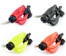 RESQME Rettungswerkzeug   Federkörner Gurtmesser Notfallhammer Gurtschneider