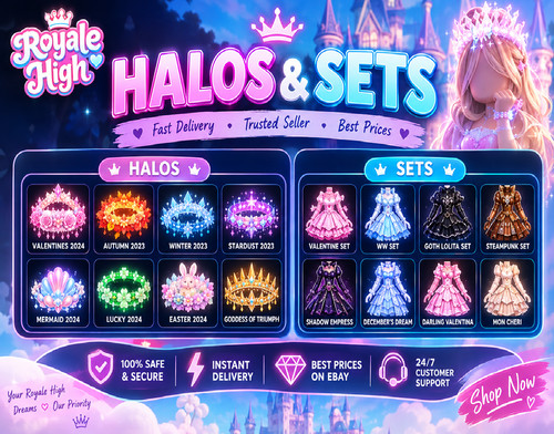 Royale high halos sets - royale,