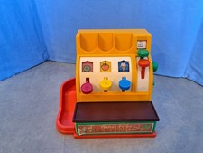 Fisher Price  926 Registrierkasse KASSE + 6 Münzen für Kaufladen