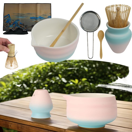 8pcs matcha set japanisches - 8pcs,