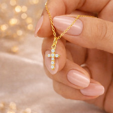 Celeste Cross Halskette 925