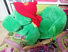 Spielzeug Schaukelpferd schaukeltier grisu der kleine feuerwehrmann drache