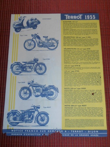 Werbung faltblatt motorrad - faltblatt,