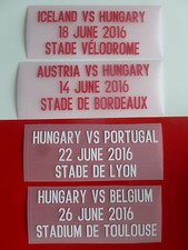 Matchdetail 2016 für Trikot