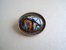 Vintage Brosche Millefiori