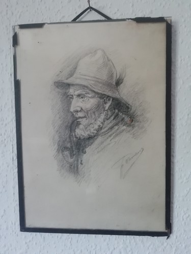Alte zeichnung gemälde - alte,