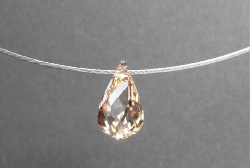 Collier kette mit swarovski - kette,