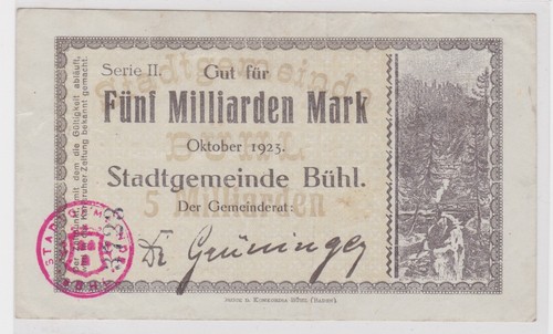 Milliarden mark banknote - 5,