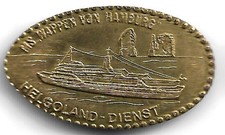 Quetschmünze Nr. 8 Helgoland