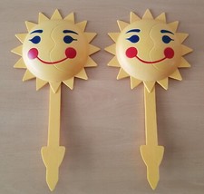 2 St. Gartenstecker  "Sonne" als Deko für den Garten, Beete, Balkonkästen o.ä.