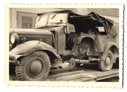 Fotografien auto horch - 2.wk,,