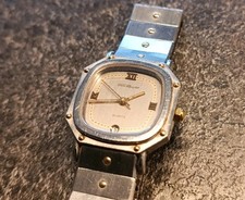 Emile Pequignet Paris DAMENUHR in  Stahl Gold 