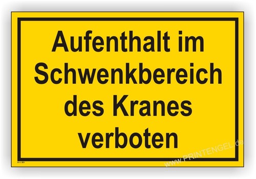 Warn,Schild,Baustelle,Kran