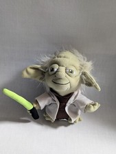 2014 Star Wars  Jedi-Meister Yoda mit Lichtschwert Plüschfigur von Joy Toy 15 cm