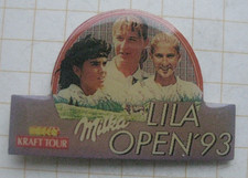 MILKA LIKA OPEN ´93 / TENNIS / GRAF SABATINI SELES ....... Süßwaren - Pin (258k)