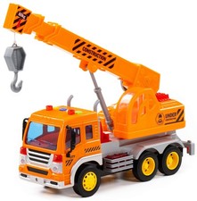 Kranwagen LKW Kinder Spielzeug Schwungrad Fahrzeug mit Licht Sound