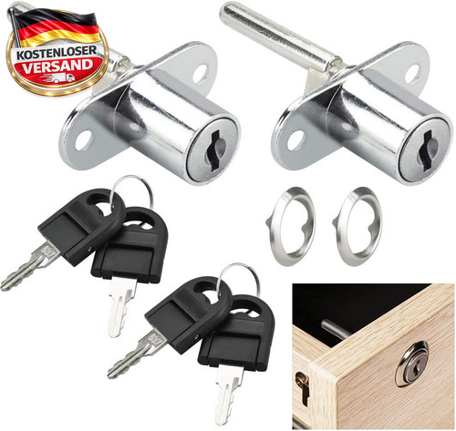 Büro schubladenschloss 2er - schubladenschloss,