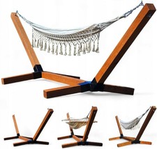 Holz Hängemattenständer XXL