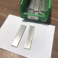 1x Flach  Material 30 x 4,9 x 129 mm Edelstahl,  (111)