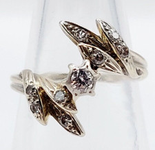 Vintage Blumenring 18k