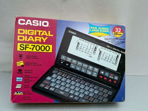 Casio digital diary - diary, sf-7000