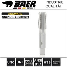 Handgewindebohrer UNC UNF Zoll | Gewindebohrer Gewindeschneider | BAER