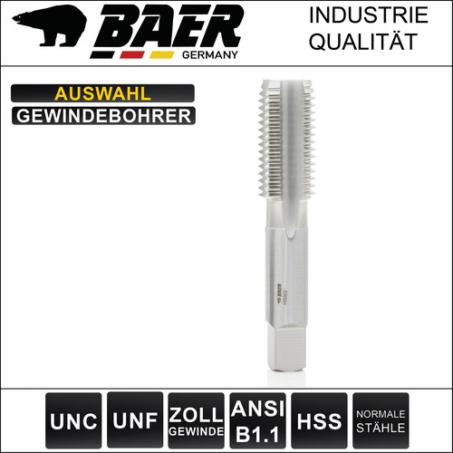 Handgewindebohrer unc unf zoll - handgewindebohrer,