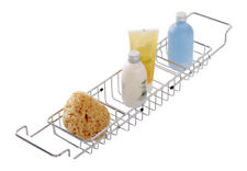 WENKO Bade Wannen Ablage Edelstahl ausziehbar Accessoires Brücken über Korb Bad