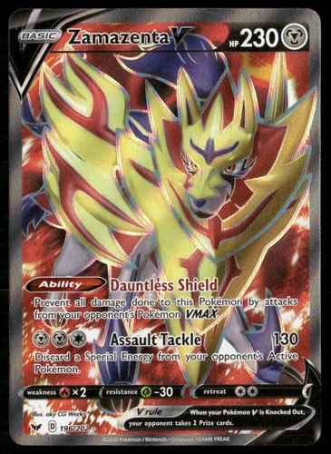 Zamazenta 196 202 - ultra, rare