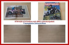 KTM 620 LC4 Enduro mit 49PS Literaturpaket - 2 komplette Zeitschriften