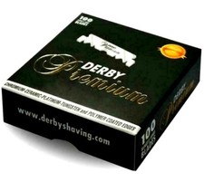 DERBY PREMIUM Rasierklingen auswechselbar für Rasiermesser 