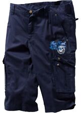 Long-Bermuda Regular Fit Gr. 50 Dunkelblau Herrenbermuda Cargo-Hose Pants Neu*