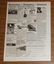 Seltene Werbung MOTOROLA CN 450 Komfort Autotelefon C-Netz 1986