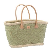 Grüne Strandtasche aus