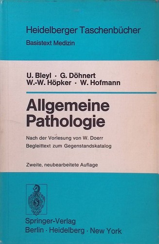 Allgemeine pathologie nach - pathologie, :