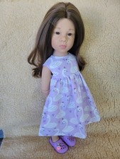 Puppenkleidung Kleid mit Clogs