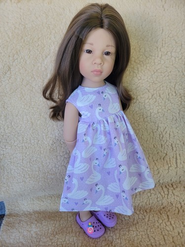 Puppenkleidung kleid mit - puppenkleidung,