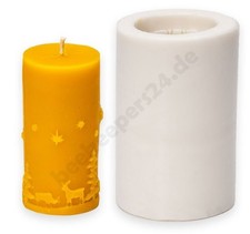 Kerzen-Gießform Winterbild