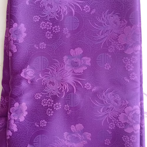 Stoff brokat lila aubergine - stoff,