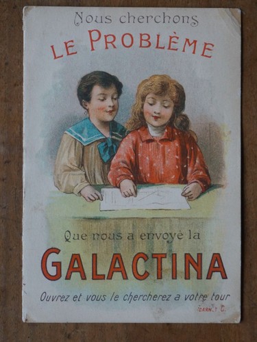 Alte werbung galactina - werbung,
