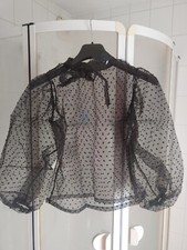 Durchsichtiges Top mit Punkten