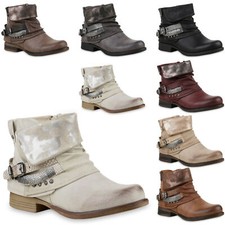 894420 Damen Biker Boots