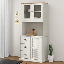 Highboard Weiß Kiefer &