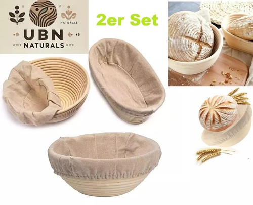 Gärkorb 2er set rattan - gärkorb,